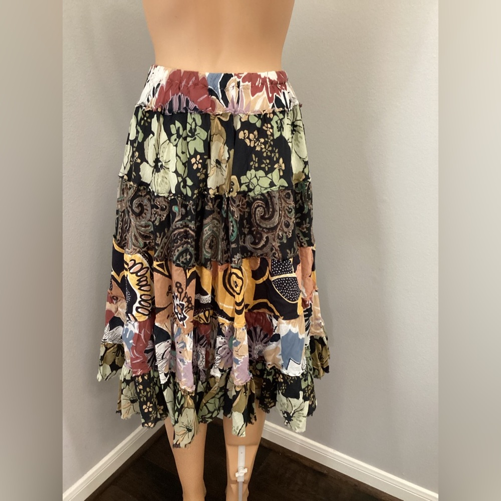 Shabby Chic Patchwork Circle Skirt - image 2